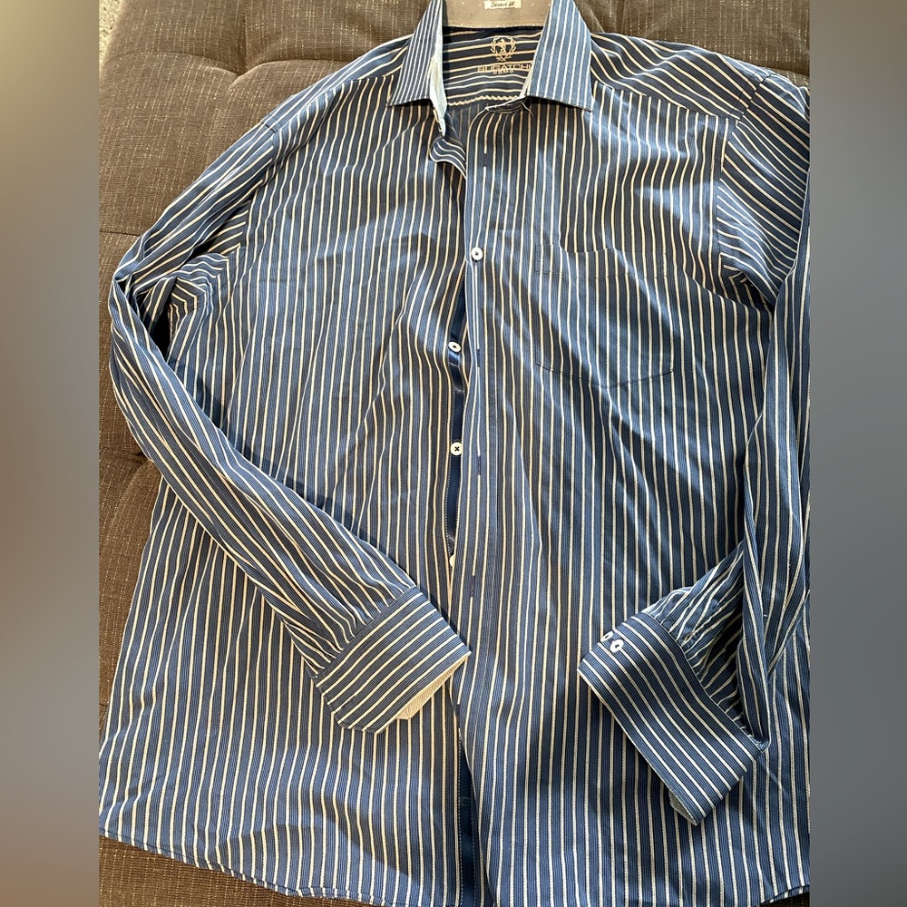 Bugatchi dress shirt for men.